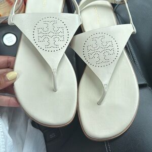 Tory Burch Ivory Sandals